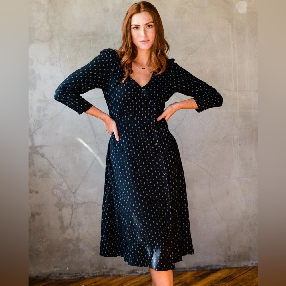 Able Lena wrap dress NWT